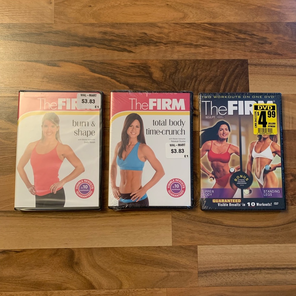 3 Brand New The Firm DVD’s